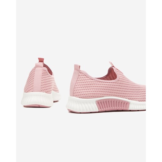 Różowe damskie buty sportowe slip-on Palomena - Obuwie Royalfashion.pl 42 royalfashion.pl