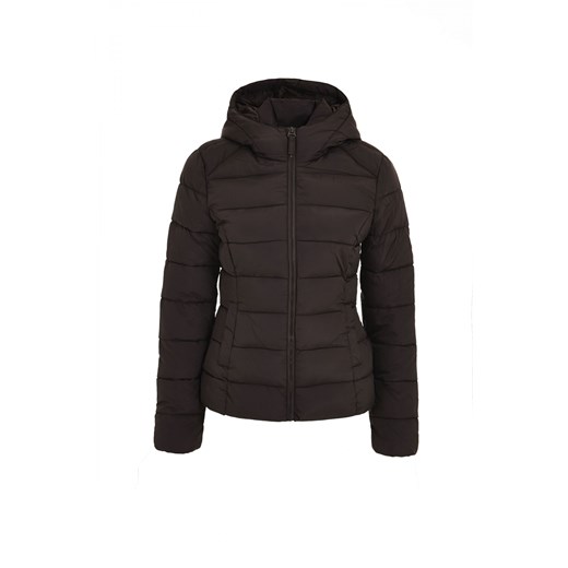 Plain heavy quilted jacket terranova czarny kurtki