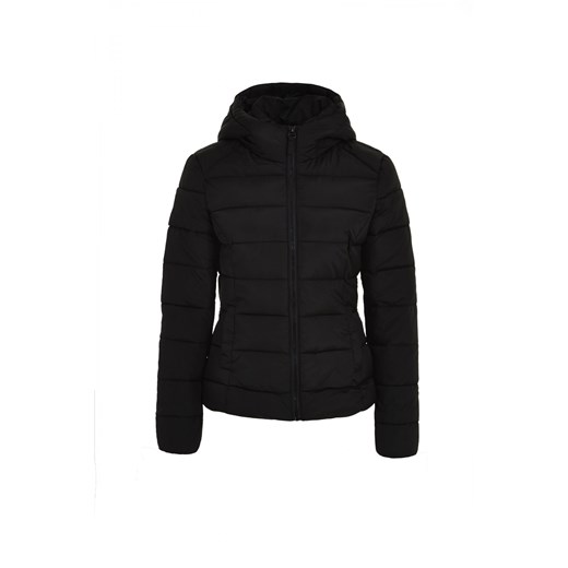 Plain heavy quilted jacket terranova czarny kurtki