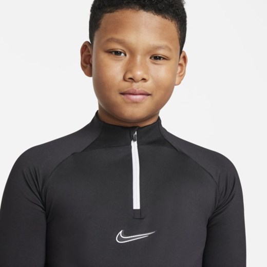 Treningowa koszulka piłkarska dla dużych dzieci Nike Dri-FIT Strike - Czerń Nike S Nike poland
