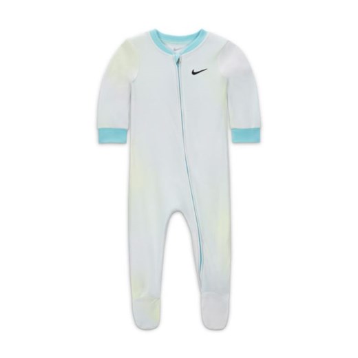 Rozpinany pajacyk dla niemowląt (0–9 M) Nike - Niebieski Nike 6-9M wyprzedaż Nike poland