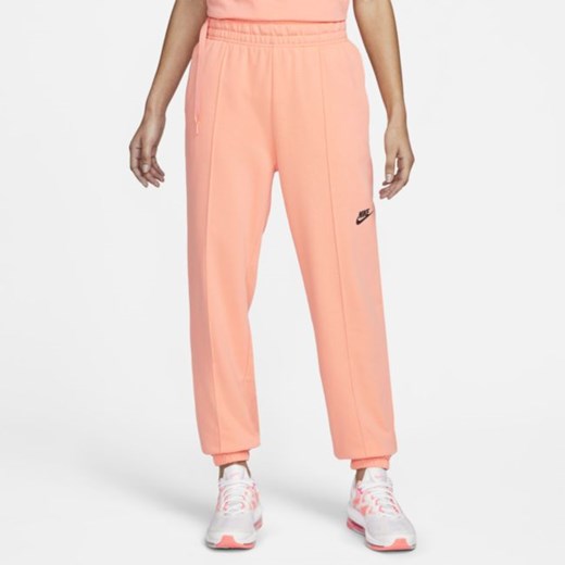 Damskie spodnie z dzianiny o kroju oversize Nike Sportswear - Różowy Nike 2XL Nike poland