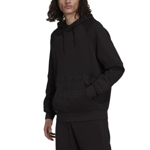 Bluza adidas Originals Graphics Tricolor Hoodie H13453 - czarna ze sklepu streetstyle24.pl w kategorii Bluzy męskie - zdjęcie 133662537