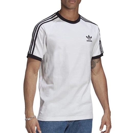 Koszulka adidas Adicolor Classics 3-Stripes Tee GN3494 - biała ze sklepu streetstyle24.pl w kategorii T-shirty męskie - zdjęcie 133663307