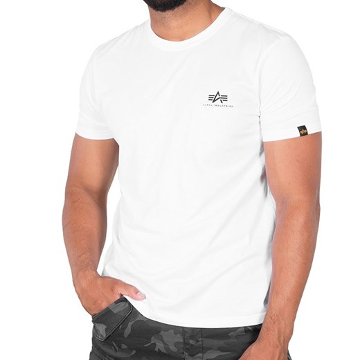 Koszulka Alpha Industries Basic T Small Logo 18850509 - biała Alpha Industries M streetstyle24.pl