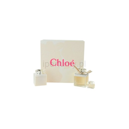 Chloé Chloé zestaw upominkowy III. woda perfumowana 75 ml + mleczko do ciała 100 ml + woda perfumowana 5 ml iperfumy-pl zielony do ciała