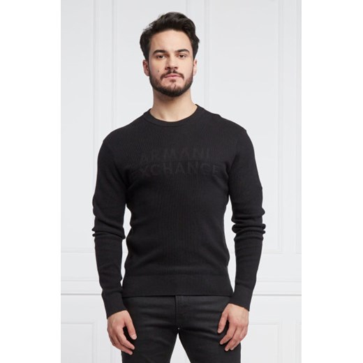 Armani Exchange Sweter | Regular Fit | z dodatkiem kaszmiru Armani Exchange XXL wyprzedaż Gomez Fashion Store