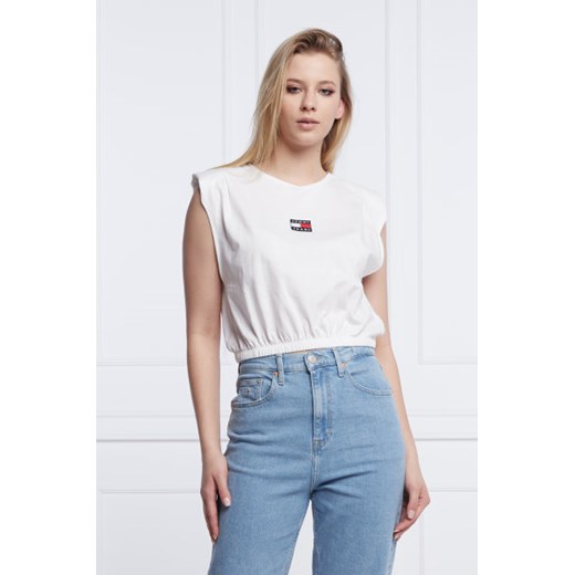 Tommy Jeans T-shirt | Cropped Fit Tommy Jeans M promocyjna cena Gomez Fashion Store