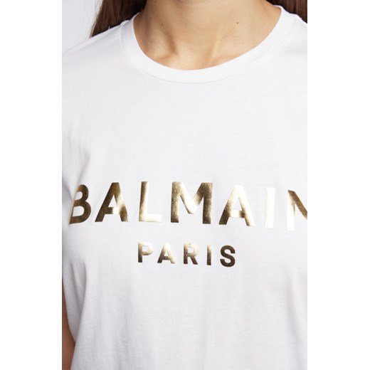 Balmain T-shirt SS METALLIC | Regular Fit M okazja Gomez Fashion Store