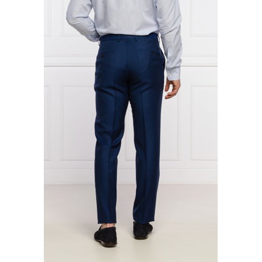 BOSS Wełniane spodnie Genius5 | Slim Fit 56 okazyjna cena Gomez Fashion Store
