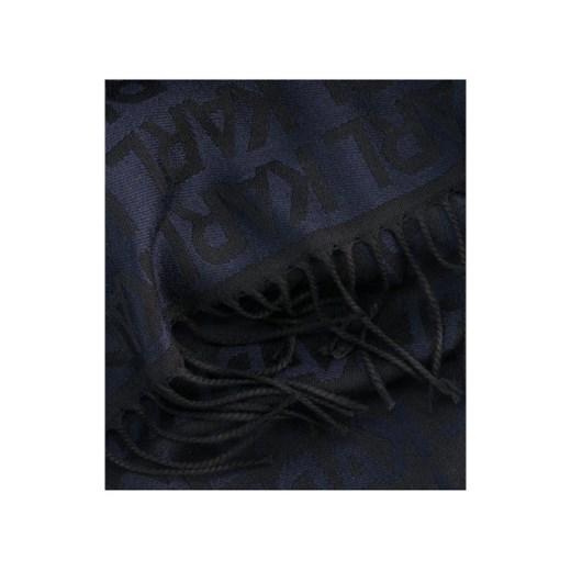 Karl Lagerfeld Wełniany szal Karl Lagerfeld Uniwersalny okazja Gomez Fashion Store