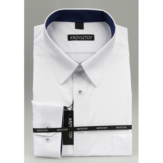 KRZYSZTOF koszula biała XL 43-44 176/182 dł. klasyczna krzysztof bialy długie