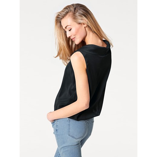 Top w kolorze czarnym Heine 44 wyprzedaż Limango Polska