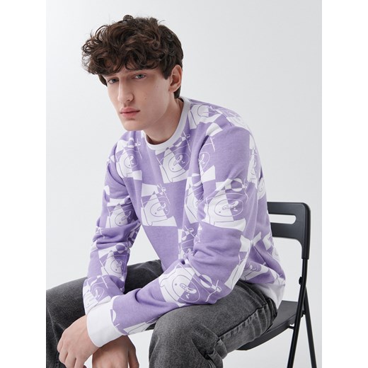 Cropp - Bluza Adventure Time - Biały Cropp XL Cropp