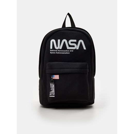 Sinsay - Plecak NASA - Czarny Sinsay Jeden rozmiar Sinsay