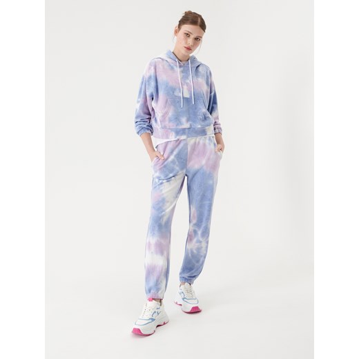Sinsay - Bluza krótka tie dye - Wielobarwny Sinsay XS Sinsay