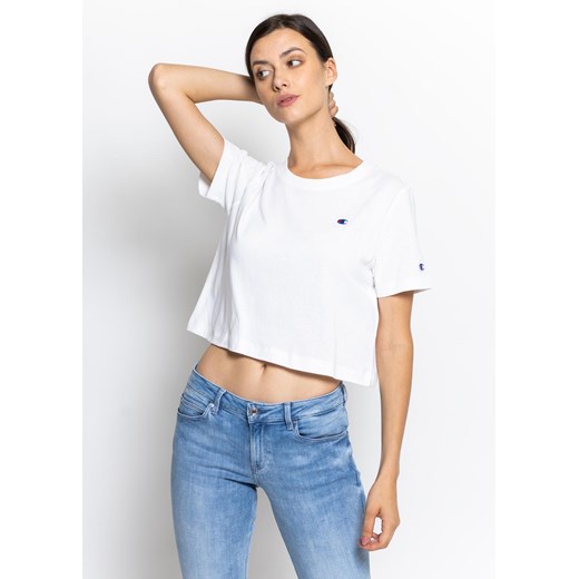 Koszulka damska Champion Reverse Weave Crewneck Croptop (112731-WW001) Champion S Sneaker Peeker