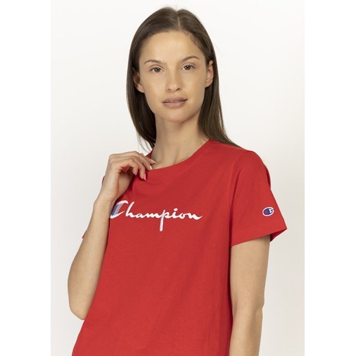 Koszulka damska Champion Script Logo Crew Neck T-Shirt (110992-RS017) Champion S Sneaker Peeker