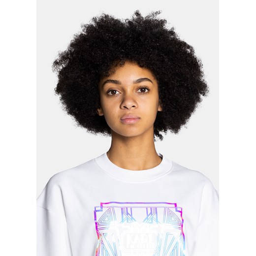 Bluza damska biała Karl Lagerfeld 216W1881-100 Karl Lagerfeld M Sneaker Peeker