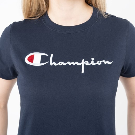 Koszulka damska Champion Script Logo Crew Neck T-Shirt (110992-585) Champion M Sneaker Peeker