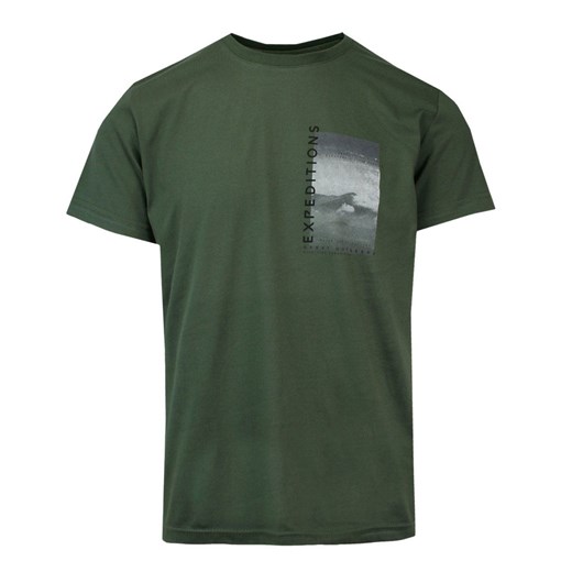 T-shirt męski zielony Just yuppi 