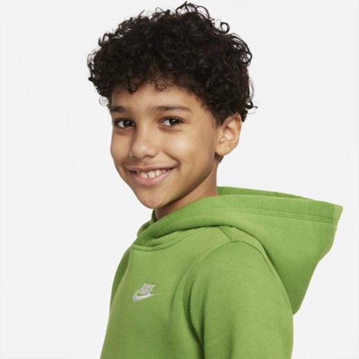 Bluza z kapturem dla dużych dzieci Nike Sportswear Club - Zieleń Nike L Nike poland