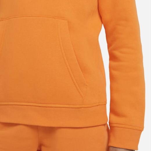 Bluza z kapturem dla dużych dzieci (chłopców) Nike Sportswear - Pomarańczowy Nike XL Nike poland