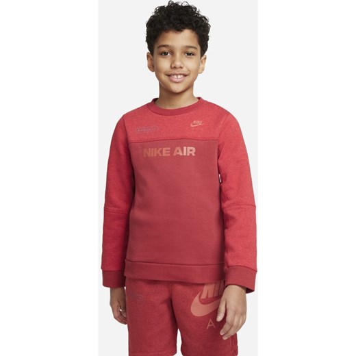 Bluza dresowa dla dużych dzieci (chłopców) Nike Air - Czerwony Nike XL Nike poland