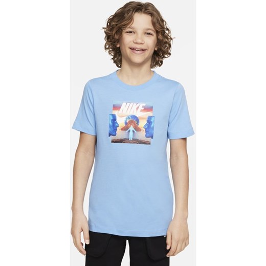 T-shirt dla dużych dzieci Nike Sportswear - Niebieski Nike XL Nike poland