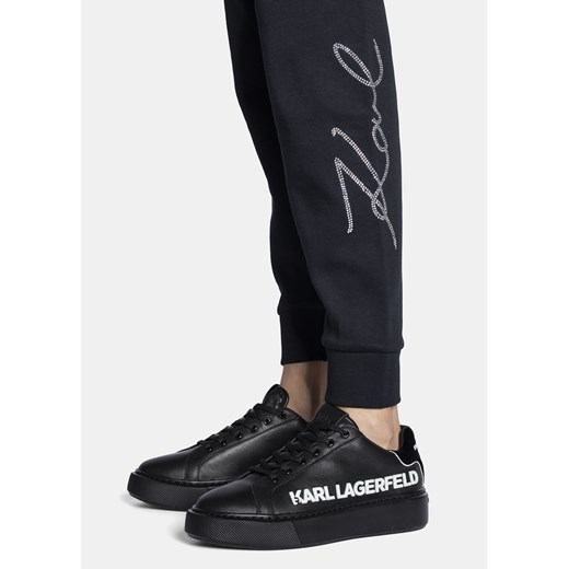 Spodnie dresowe damskie czarne Karl Lagerfeld Karl Signature Karl Lagerfeld XS Sneaker Peeker