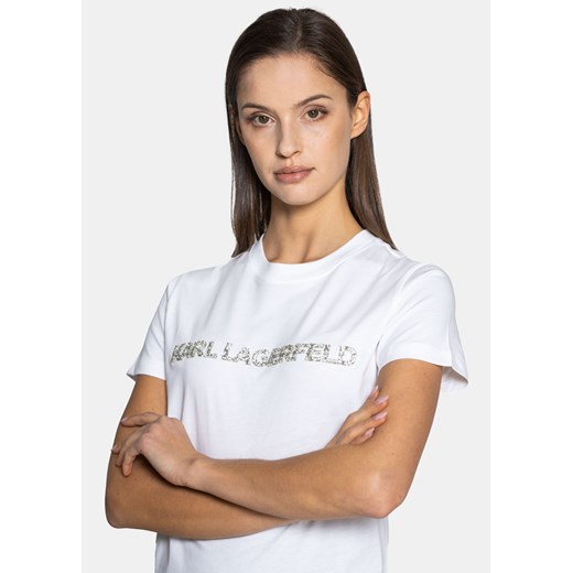 Koszulka damska Karl Lagerfeld Kandy Krush Logo (216W1700-100) Karl Lagerfeld L Sneaker Peeker