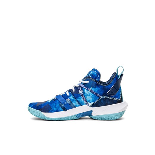 Buty do koszykówki męskie niebieskie Nike Jordan Why Not Zer0.4 Nike 45 Sneaker Peeker