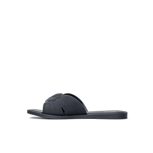 Klapki damskie czarne Melissa Plush AD Melissa 37 Sneaker Peeker wyprzedaż