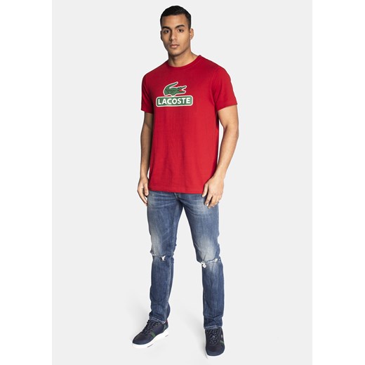 Koszulka męska czerwona Lacoste TH6909.5SX Lacoste 7 - XXL wyprzedaż Sneaker Peeker