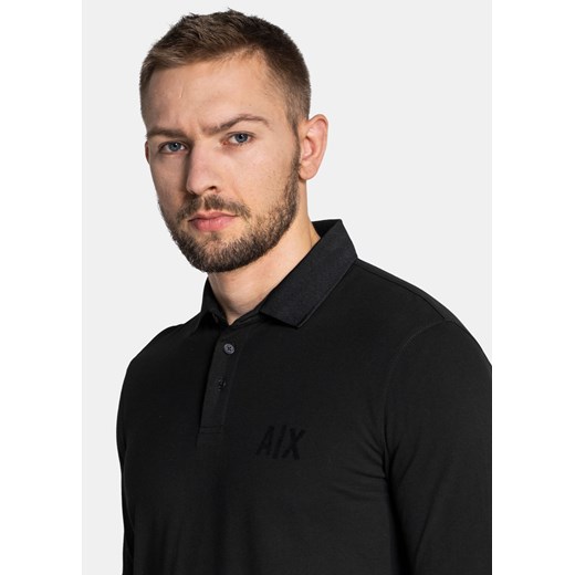 Koszulka męska Longsleeve Polo Armani Exchange (6KZFFS ZJL4Z 1200) Armani Exchange XL Sneaker Peeker