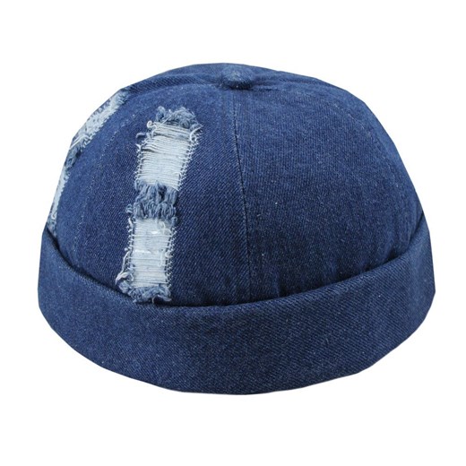 Czapka Dokerka, Ciemna Jeansowa, Wiosenno-Letnia, Jesienna, Hipsterska -PAKO JEANS CPAPJNSDASZEKdokerka6gr ze sklepu JegoSzafa.pl w kategorii Czapki męskie - zdjęcie 134114407