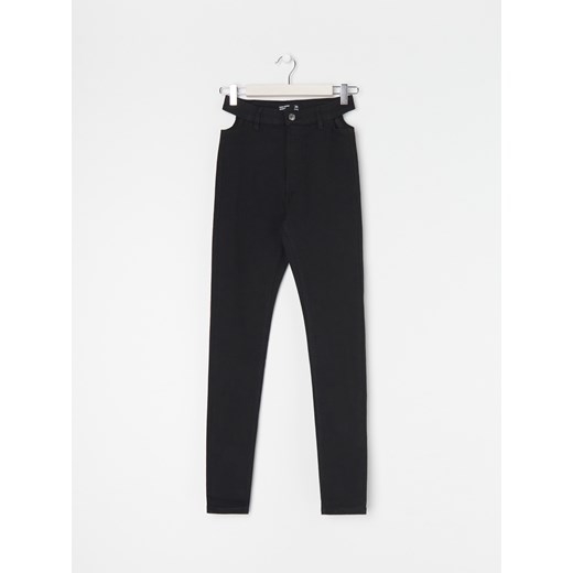 Sinsay - Jegginsy skinny high waist - Czarny Sinsay 32 Sinsay