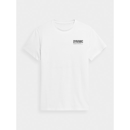T-shirt regular z bawełny organicznej męski 3XL,L,M,S,XL,XXL 4F