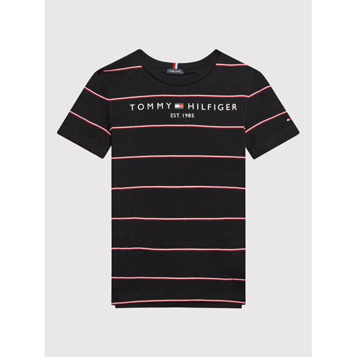 T-Shirt Essential KB0KB06888 D Czarny Regular Fit Tommy Hilfiger 14Y MODIVO okazja
