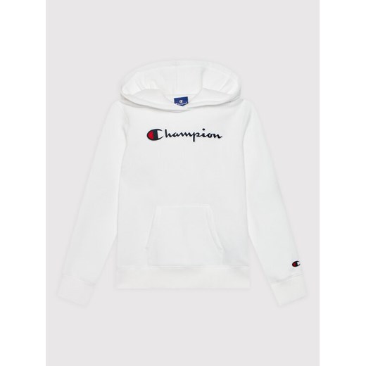 Bluza Script Logo 404225 Biały Regular Fit Champion S promocyjna cena MODIVO