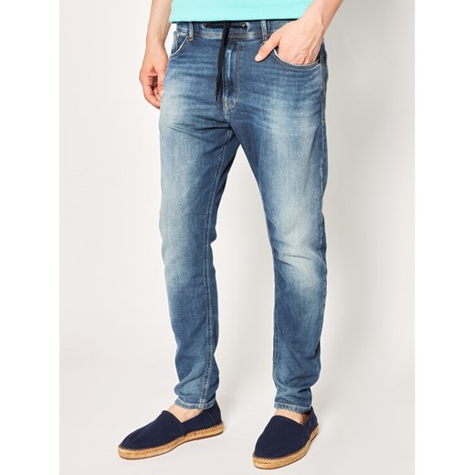 Jeansy Johnson PM204385 Granatowy Relaxed Fit Pepe Jeans 33_34 MODIVO promocja