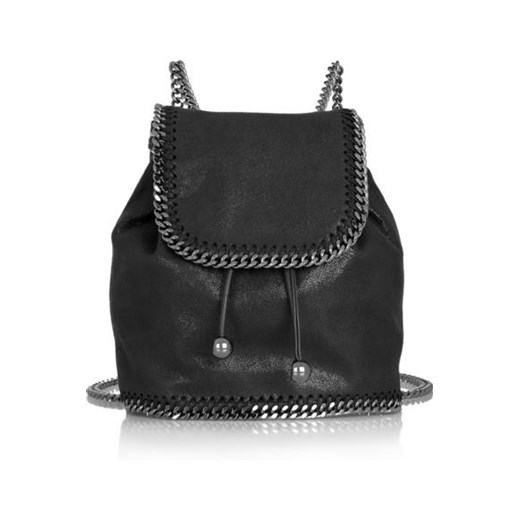 The Falabella mini faux brushed-leather backpack
