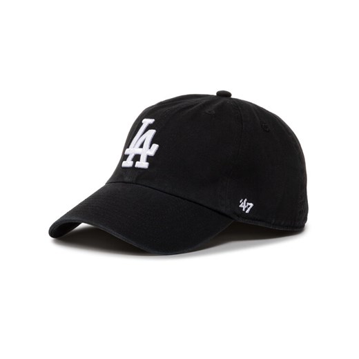 Czapka z daszkiem Mlb Los Angeles Dodgers '47 Clean Up B-RGW12GWS-BKJ Czarny 47 Brand 00 MODIVO