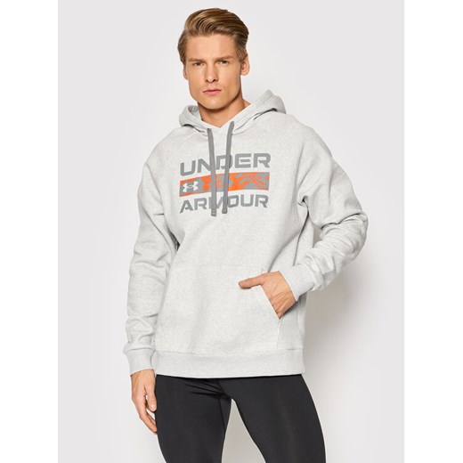 Bluza Ua Rival 1366363 Szary Relaxed Fit Under Armour M promocja MODIVO