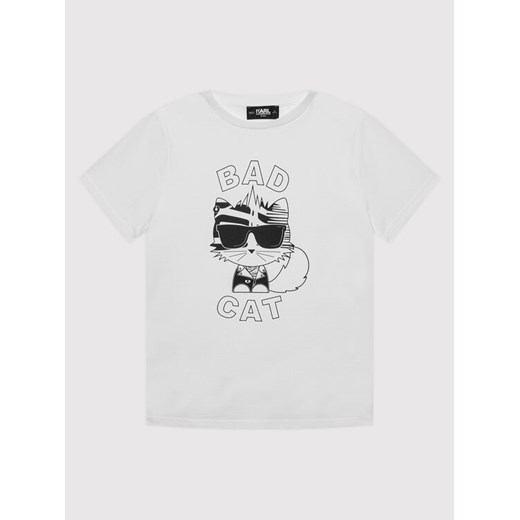 T-Shirt Z25333 S Biały Regular Fit Karl Lagerfeld 12Y MODIVO