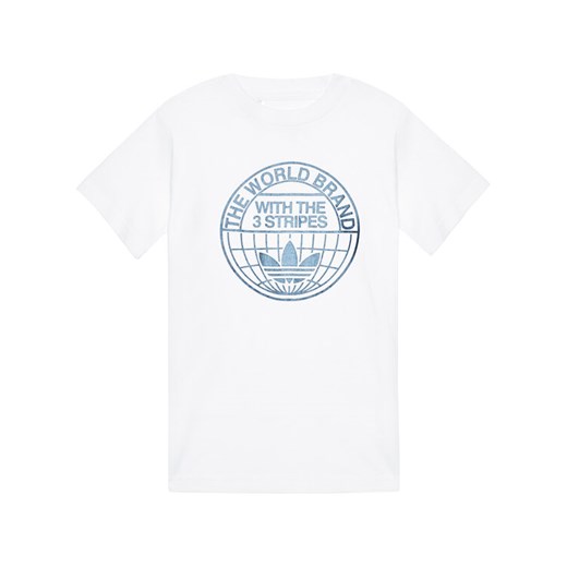 T-Shirt Graphic Print Tee GN4126 Biały Regular Fit 15_16Y wyprzedaż MODIVO