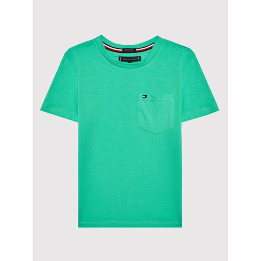 T-Shirt Essential KB0KB07081 M Zielony Regular Fit Tommy Hilfiger 4Y MODIVO