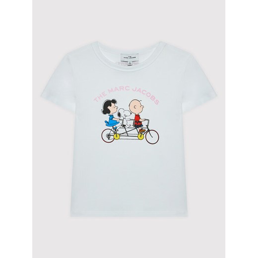 T-Shirt PEANUTS® W15606 M Biały Regular Fit The Marc Jacobs 4Y MODIVO