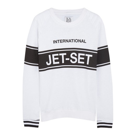 Jet-Set cotton-blend terry sweatshirt net-a-porter bawełniane