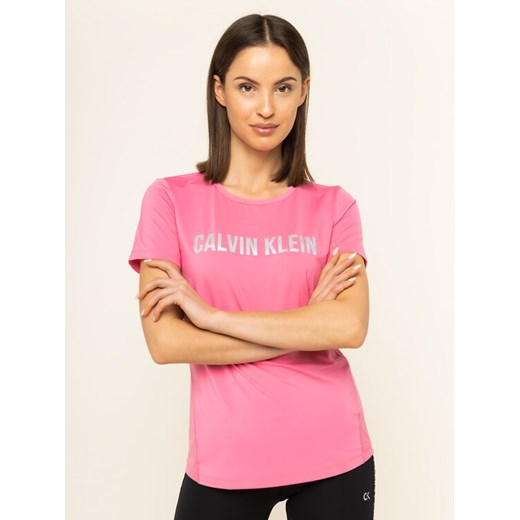 T-Shirt 00GWS9K157 Różowy Regular Fit M MODIVO promocja